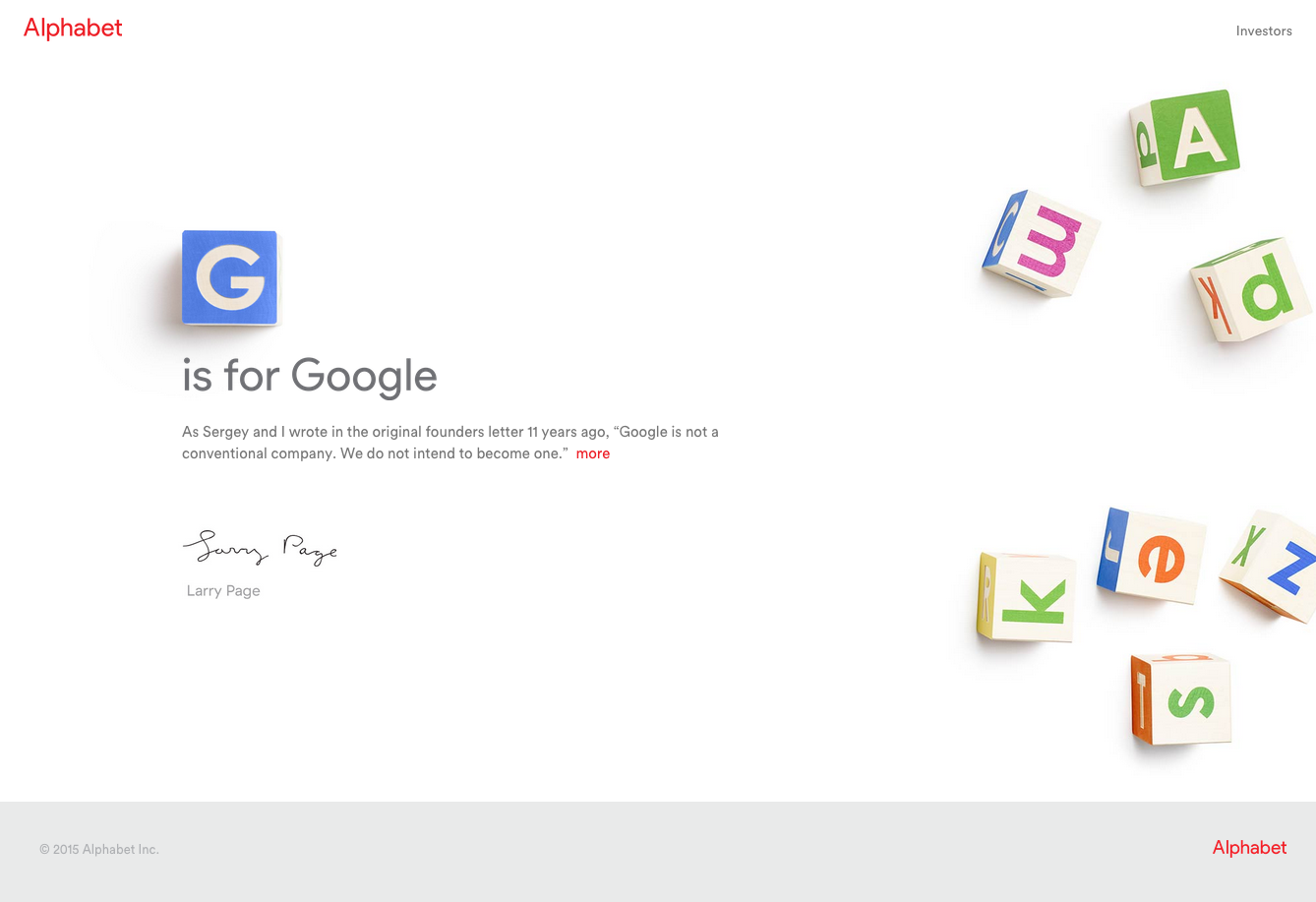 G is for Google
